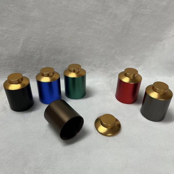 Customized Capacity Metal Aluminum Sealed Tea Can for Mini Tea Leaf Tea Coffee
