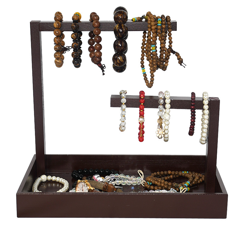Solid Wood Bracelet Storage Rack Bracelet Display Jewelry Box Display Bracelet Watch Hanger Necklace Jewelry Display Rack