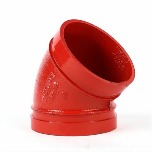 CE9001 Iron Fire Sprinkler System Pipe Fittings , 12inch fire pipe coupling