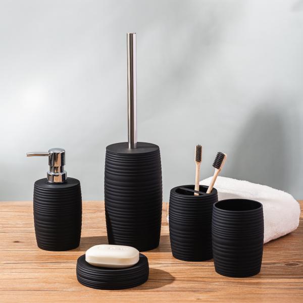 Premium Bathroom Accessories Set Ceramic Foam Soap Dispenser Toothbrush Holder