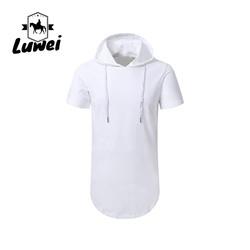 Hip Hop Homens Gimnástico Manga curta Roupas de rua Roupas em branco Pullover longo Homens Hoodies & Sweatshirt