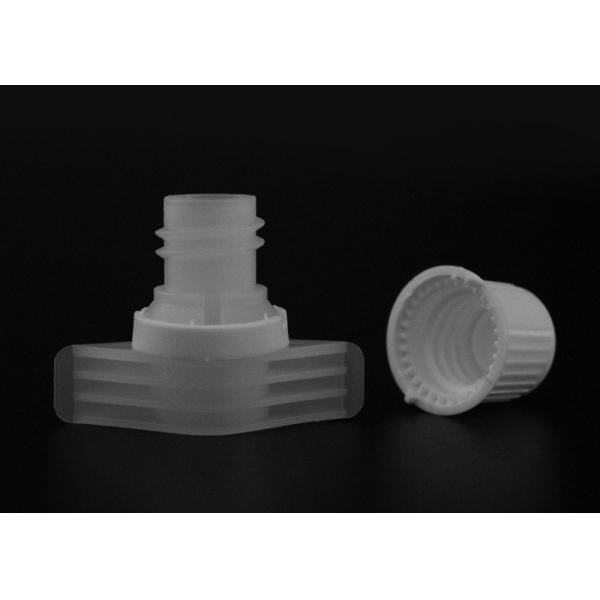 9.6mm Single Gap HDPE Plastic Nozzle And Cap For Drinking Doypack