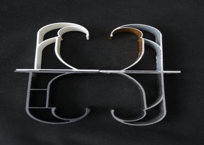 9.5cmx5.5cm Metal 0.3mm Ceiling Mount Curtain Rod Brackets