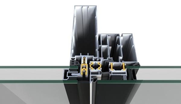 Push 1.3mm Anodizing Top Hung Aluminium Windows