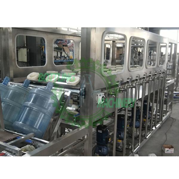 450BPH Belt Conveyor Cap Press 5 Gallon Water Bottling Machine