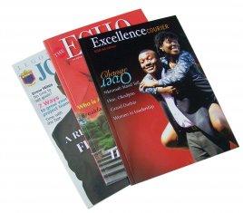 210 * 285mm 4p, magazines mates du commerce d'impression de papier d'art 250gsm inscrit des impressions
