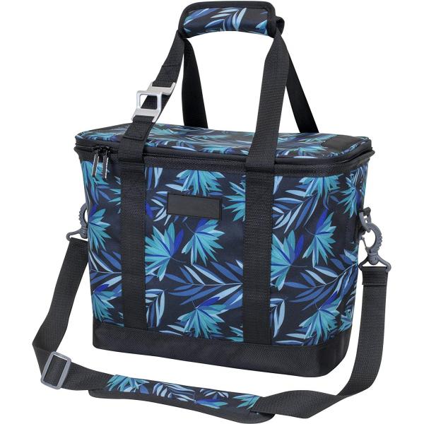 30 Cans Insulated Beach Bag Cooler , 20 Liter Handbag Cooler Bag With Shoulder Strap