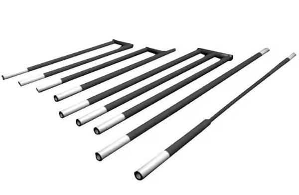 U W I High Temperature Spiral Rod Type Sic Heater Silicon Carbide Heating Element For Furnace