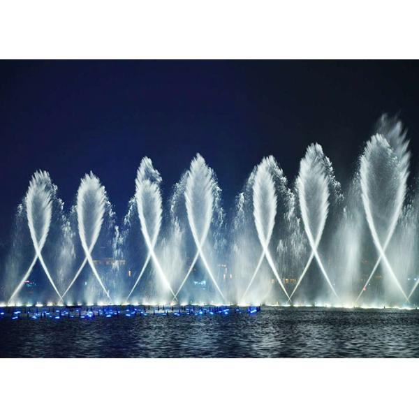 Fascinating Musical Water Fountain Project , Dancing Pool Fountain OEM Design