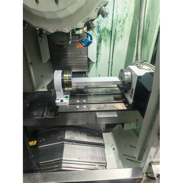 Hardened Steel / Aluminum Alloy 4th Axis Rotary Table , Roller Cam Drive Rotary Table