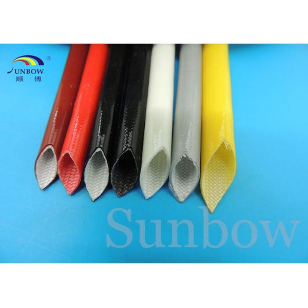 Electrical Insulation Silicone Fiberglass sleeving Silicone Rubber Fiberglass Sleeving