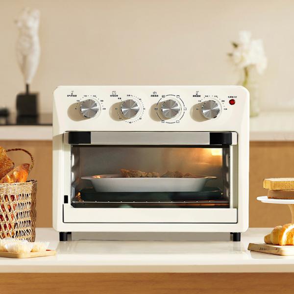Electric Oven With Mechanical Timer Control Air Fryer Oven And LCD Display Bake Tray