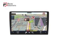 Lecteur DVD de voiture stéréo universel pour voiture GPS sans fil Carplay Android Auto 2K QLED