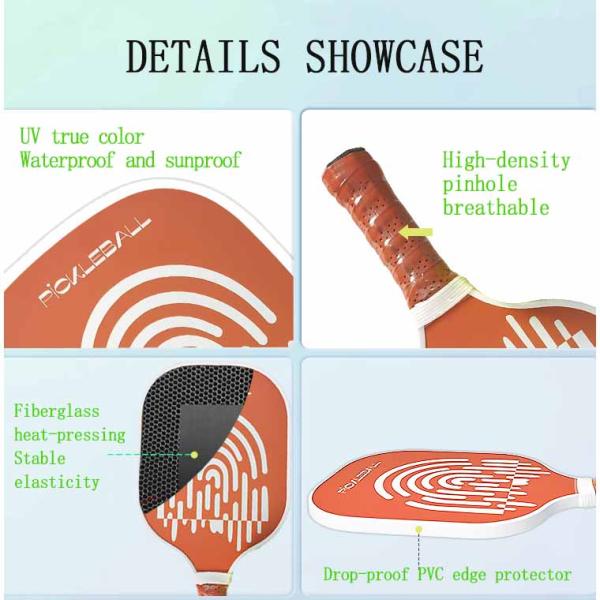 Набор с 4 деревянными веслами, 4 шарами и сумкой для ношения.