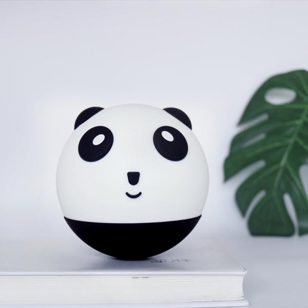 Creative Children's Panda Night Light Soft Light Eye Care Sleeping Bedroom Silicone LED Table Lamp