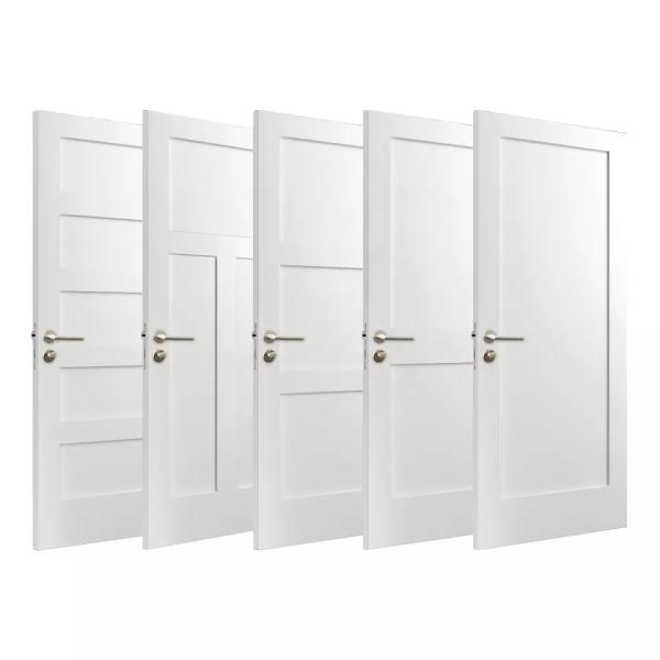 Customized Wooden Design Hard Wood Shaker Interior Door For Apartment