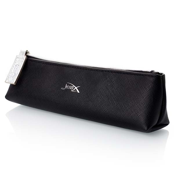 Small 21x6x5cm Portable Cosmetic Bag Light Weight PU Leather