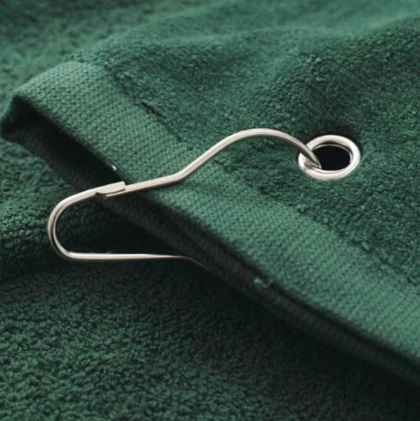 100% Cotton Velour Golf Towel with Hook 6 Colors available for Stock Sale