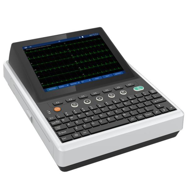 12-Channel ECG Machine With 9.7 Touchscreen & Wireless DICOM Connectivity