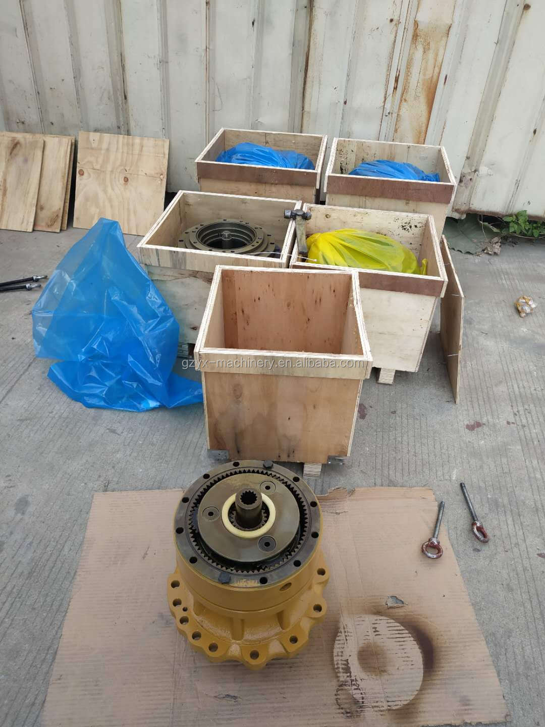E312C swing motor reduction gear box final drive device for CAT excavator spare parts