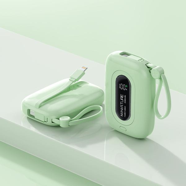 20w Pd 22.5w Super Fast Charging Power Bank for iPhone 90.6*62*28mm ABS PC Mini Size