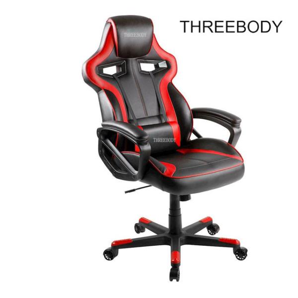 High Density Foam Red And Black Gaming Chair , Durable Racing Seat Office Chair