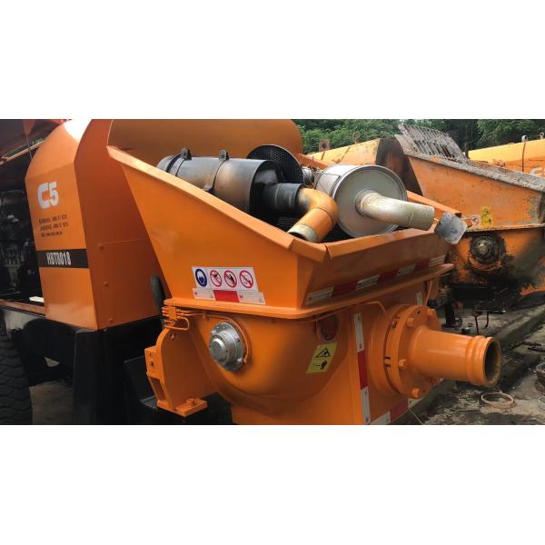 Дизельный электрический используемый трейлер HBT8018C-5D насоса цемента с показателем мощности 186 KW