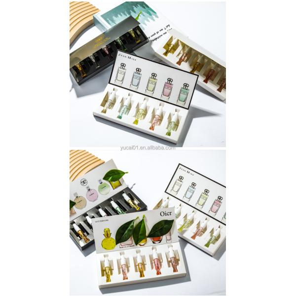 Floral Scent Women's Perfume Sample Set 3ml*5 Eau de Toilette in All-Purpose Gift Box