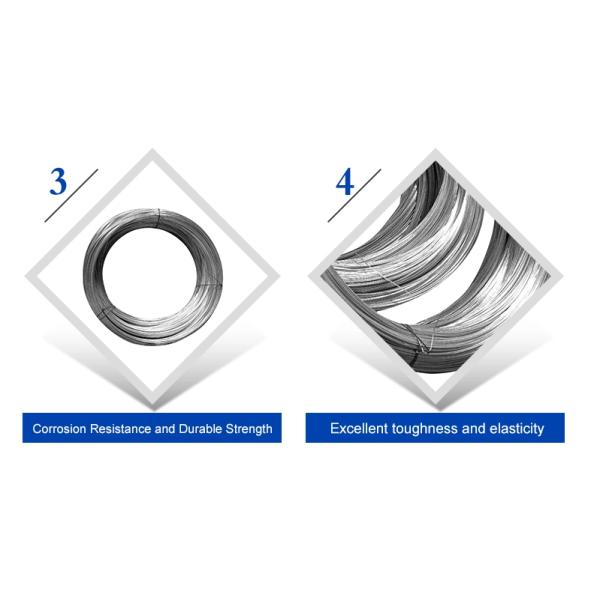 Оцинкованная сталь провода 100kg BWG 25 4mm гальванизированная горячая окунутая