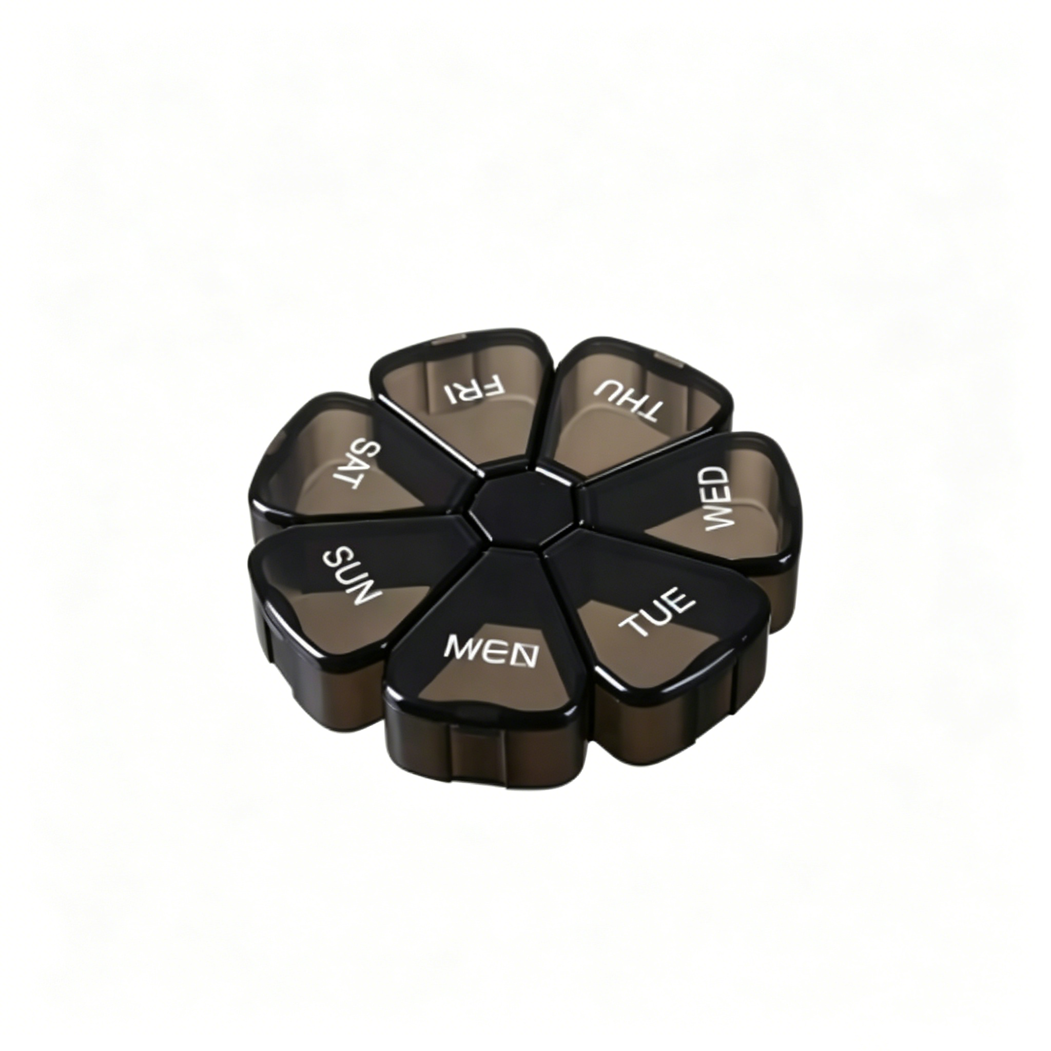 BPA-Free 7-Slot Petal Pill Box Medical Promotional Gift