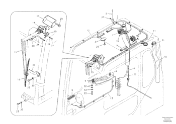 Части экскаватора Вольво проводок кабеля лезвия счищателя ВОЭ14508629 14508629 для ЭК210Б ЭК240Б ЭК290Б