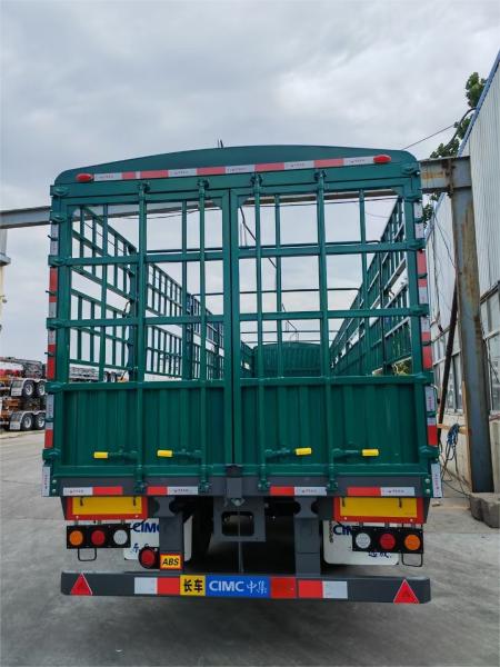 CIMC Factory Direct steel material mechanical suspension 2/3 Axle 40 Feet Sidewall Multi Purpose Cargo Bulk Fence Semi Trailer