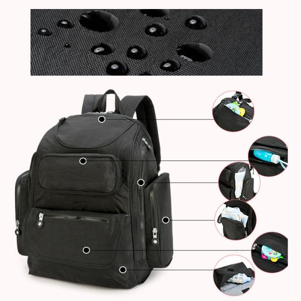 20L Solid Waterproof Diaper Mummy Maternity Nappy Bag 31*20*40cm