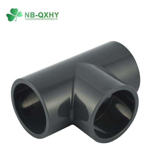 Glue Connection High Pressure Plastic Fitting Reducing Tee for QX Plumbing Fitting