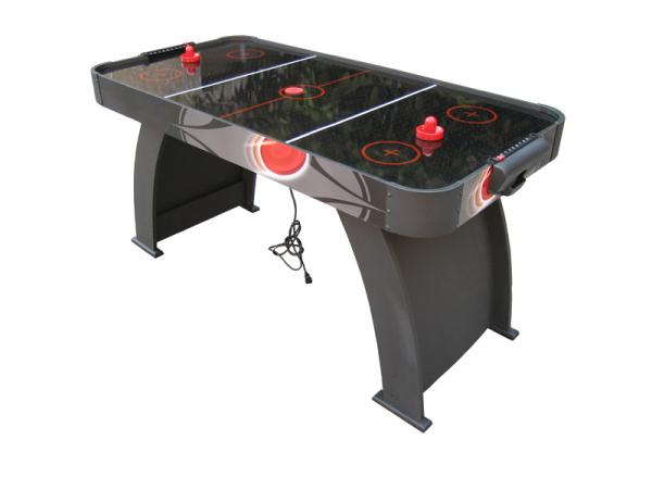 Family 5FT Air Hockey Game Table High Velocity Motor With 2 Strikers / Pucks