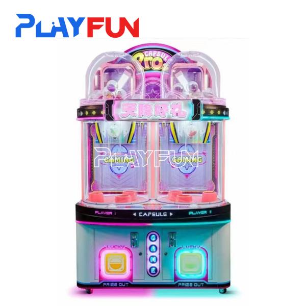 Popular Commercial Gift Vending Lucky Ball Drop 2 Palyers Coin Operated Capsule Pro Prizes Arcade Game Machine for Amusement