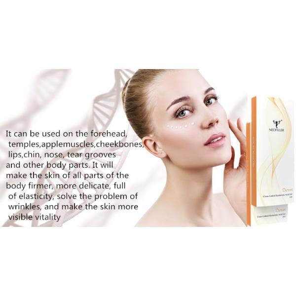 Крест Derm заполнителя Neofiller Hyaluronic кисловочный дермальный соединенный для губ вводимых