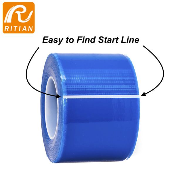 Surface Protection Film Roll with Temperature Resistance -20°C to 80°C, Residue-free Removal, and Acrylic Adhesive for Smooth Surfaces
