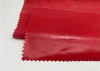 GRS 100% Recycled Polyamide Nylon Fabric Bright PU Coating Downproof For Winter Jacket