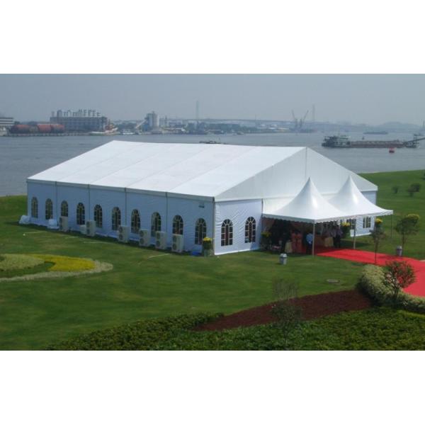200 People White Alloy Outdoor Aluminum Frame Tent For Church Or Other Event