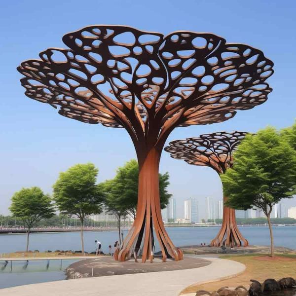 Complete Tree-Inspired Tree  Shape SturctureShelter System - Custom Canopies, Rest Pavilions & Walkways for Premium Developments