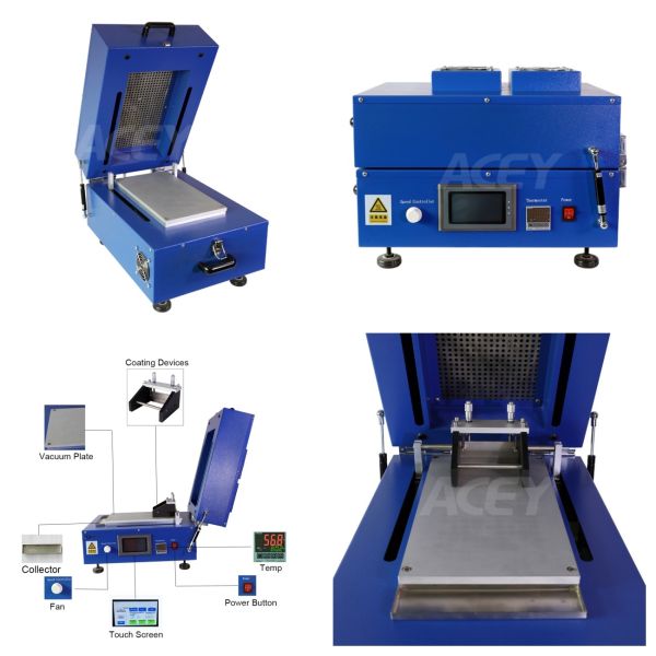 Lab Heating Drying Battery Film Coating Coater Machine