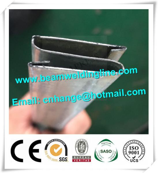 Automatic Electric Wind Tower Production Line , HVAC Duct Pittsburgh Lock Forming Machine