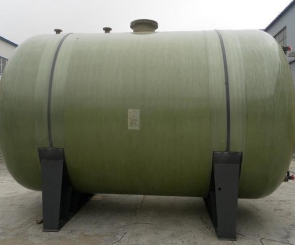 10000 Gallon Fiberglass FRP Horizontal Tank For Water Oil Gasoline Acid Alkali