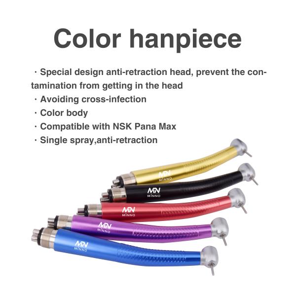 Цветная стоматологическая лаборатория высокоскоростная ручная ручка одноразовый водяной спрей Стоматологические инструменты