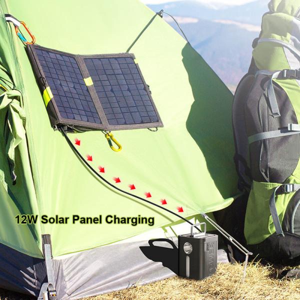 100 Watt Solar Charge Station 43200mAh Power Bank Solar Panel Charging