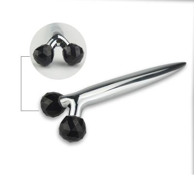 100g 47*160mm Face Lifting Ice Jade Roller 3D Y Shape Massage Roller