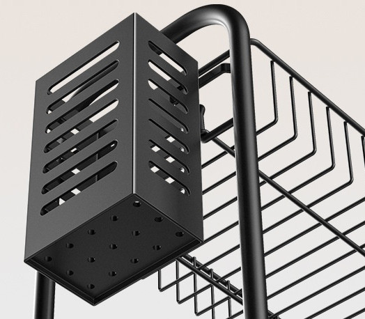 15inch Height Countertop Kitchen Rack 2 Layer 8inch Width Multifunctional