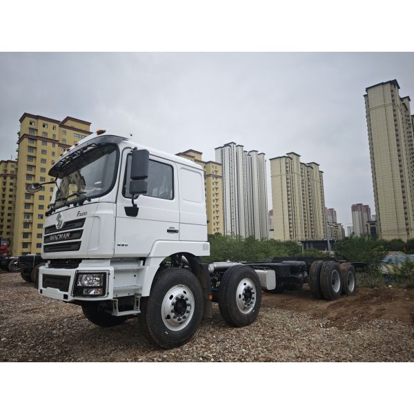 8x4 Shacman F3000 Cargo Truck Chassis Platform 430HP Diesel Engine Heavy Duty Transport Vehicle