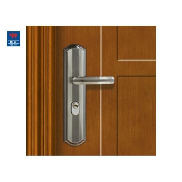 Commercial Hotel Carving Fire Rated Single Leaf Solid Wooden Door